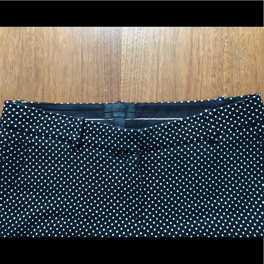 J Crew cafe Capri pants in tiny dots - Picture 4 of 6